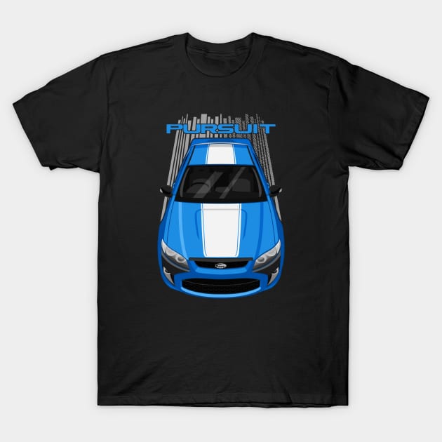 Ford FPV Pursuit UTE - Blue - White Stripe T-Shirt by V8social